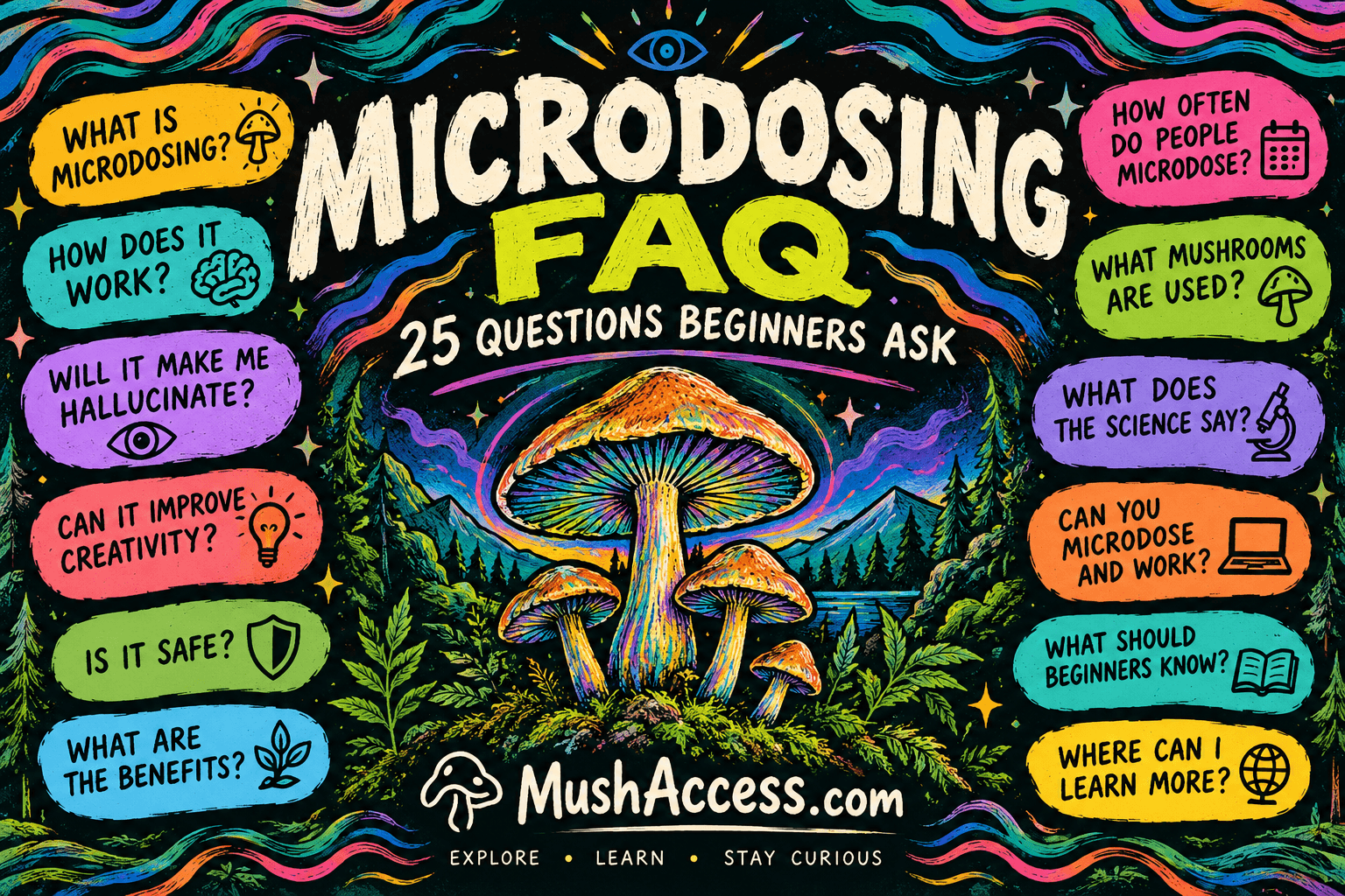 Microdosing FAQ: 25 Questions Beginners Ask